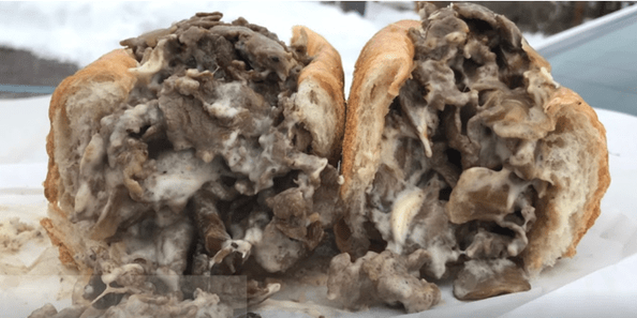 Cheesesteaks at Curly's Creations, Levittown, PA.
