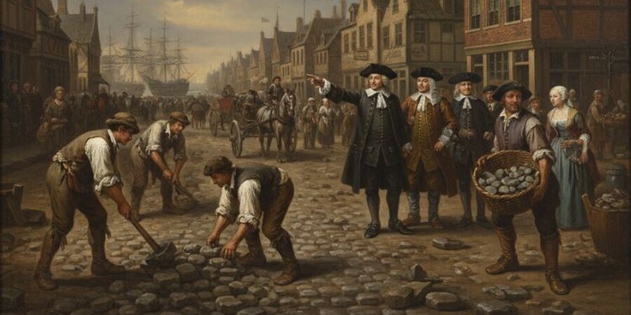 What is The History of New York's First Paved Road?