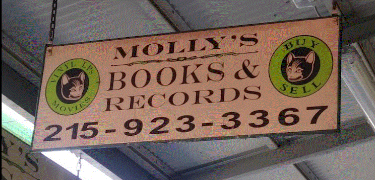 Molly's Books & Records in the Italian Market in Philadelphia