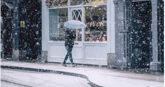 Winter Storm Leaves Behing Coating of Snow in Philadelphia