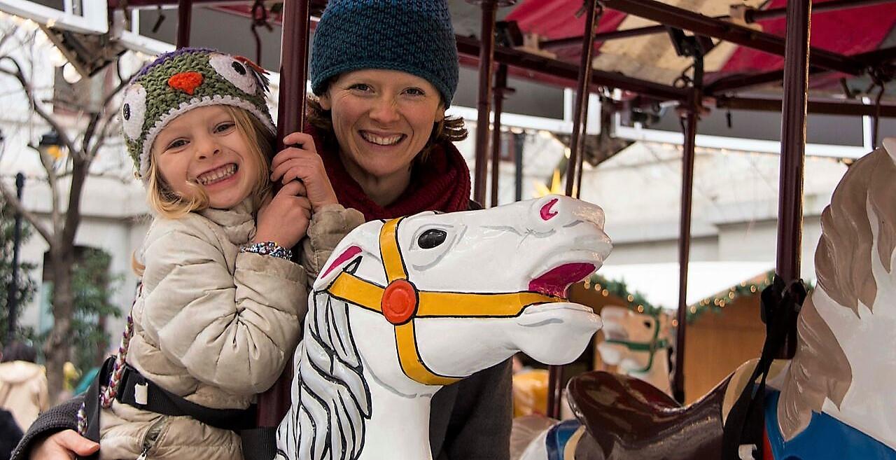 Christmas Carousel Rides Returns to Dilworth Plaza