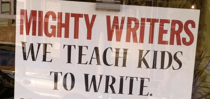 The Mighty Writers Come to Camden NJ