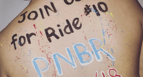 10th annual Philly Naked Bike Ride