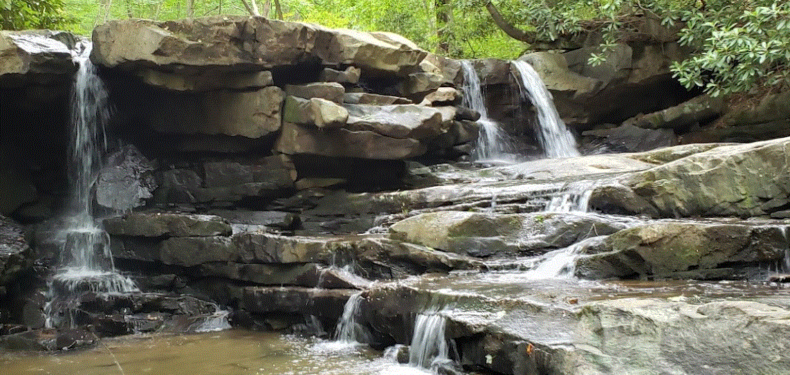 Exploring Jonathan Run Falls at Ohiopyle State Park