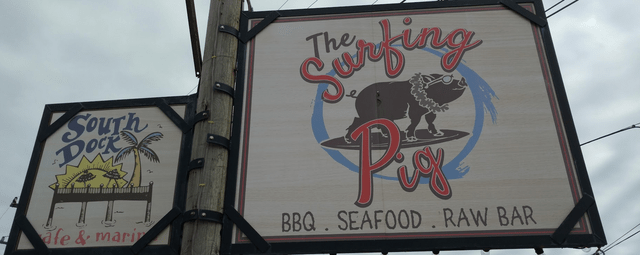 Surfing Pig in North Wildwood