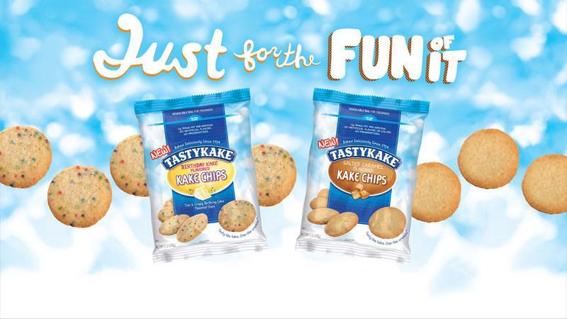 Snack cake brand Tastykake is thrilled to introduce Kake Chips, a new product that combines the crunch of a chip with the sweetness of cake