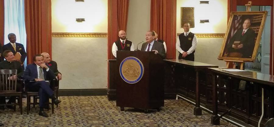 Judge Matthew D. Carrafiello's Portrait Unveiling