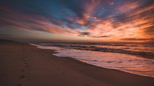 Sunset at Virginia Beach