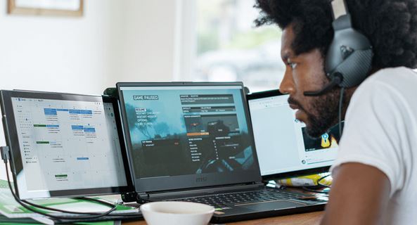 Portable Triple Monitors