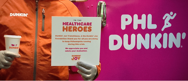 Dunkin’ Spreads the Love to Healthcare Heroes 