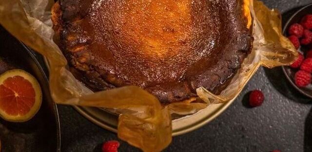 Oloroso’s signature Basque Cheesecake 