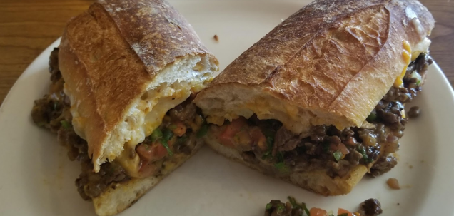 The Mexican Cheesesteak at Cafe Y Chocolate