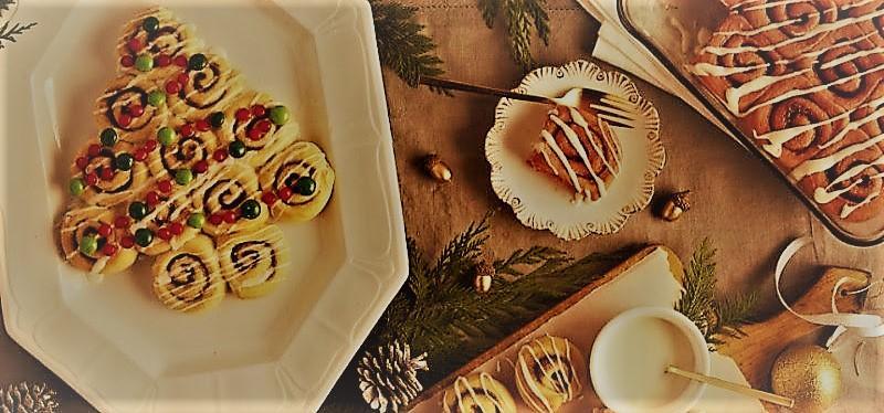 Cinnamon Roll Christmas Trees - These are easy to make ahead. You have two choices: you can make the dough and chill up to 2 days, then shape, let rise and bake, as described in the recipe, OR you can make the dough