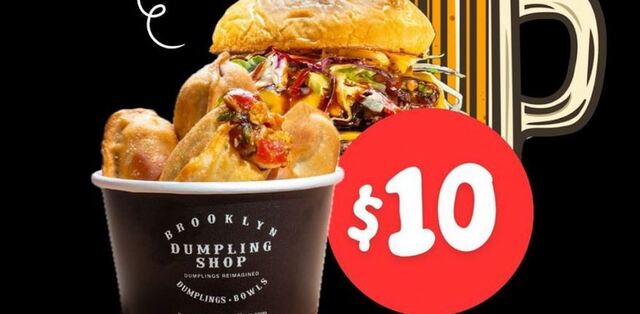 Unbeatable $10 Burger and Dumpling Deal