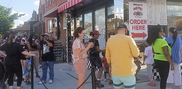 Nifty Fifty's Opens in South Philly With Long Lines