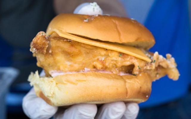 Federal Donuts Fried Chicken Sandwich 