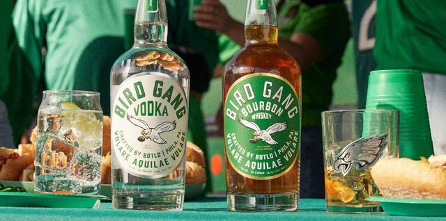 Philadelphia Eagles Launch Bird Gang Spirits: Bourbon and Vodka