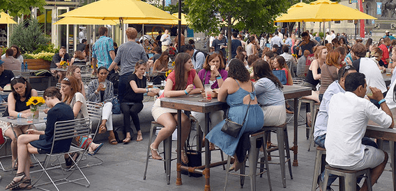 Center City District SIPS at Dilworth Park Café