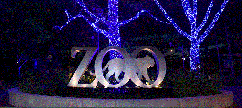 Philadelphia Zoo Lights Up Blue For First Responders