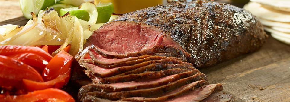Flat Iron Steak Fajitas