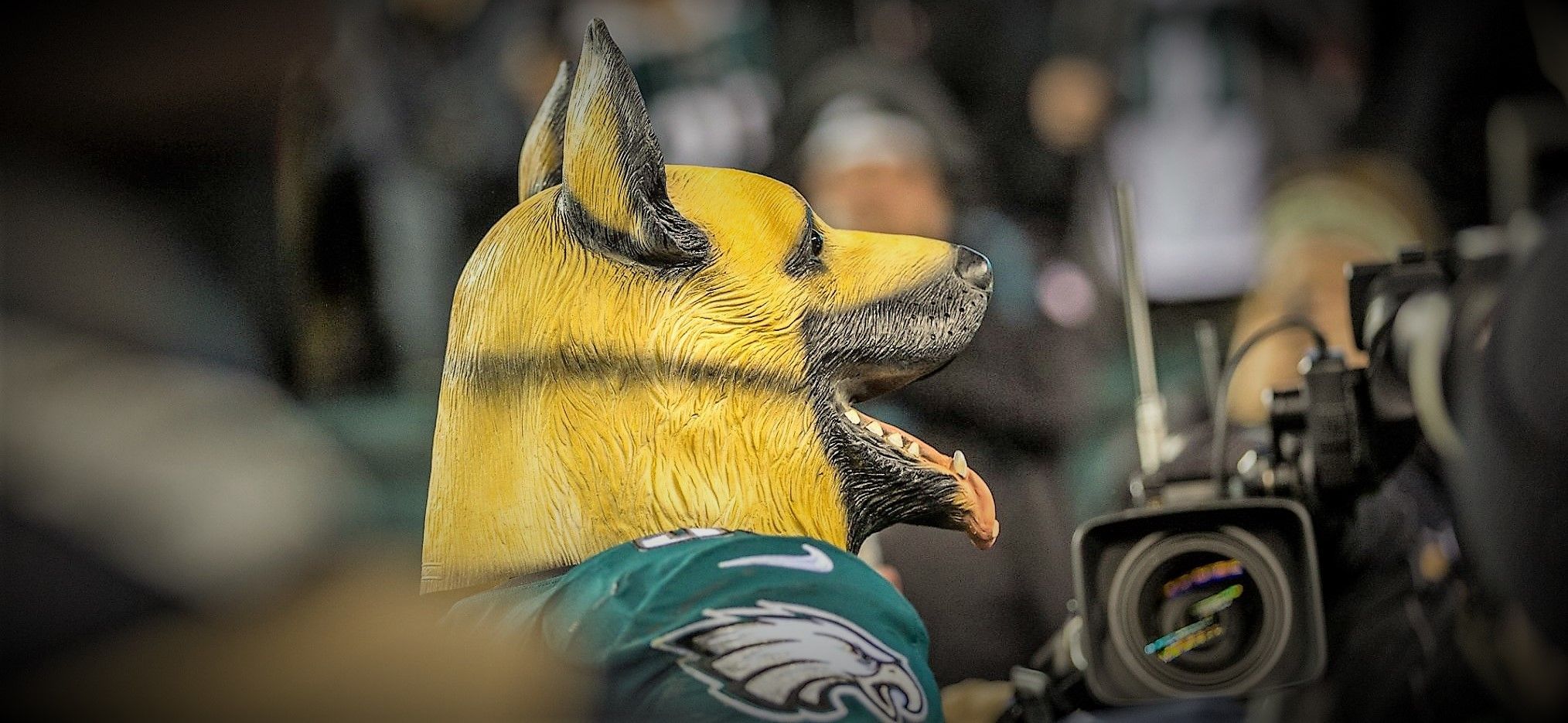 Eagles Fans Go Crazy Over Underdog K9 Masks