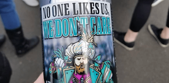 "No One Likes Us, We Don’t Care" Craft Beer