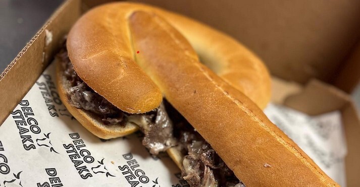 Introducing The Phillies Shaped Cheesesteak at Delco Steaks