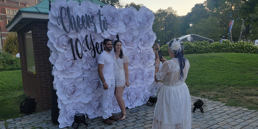 Diner En Blanc 2022 at Logan Square Philadelphia