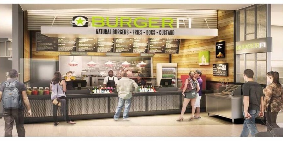 BurgerFi Opening at Temple University's Food Court