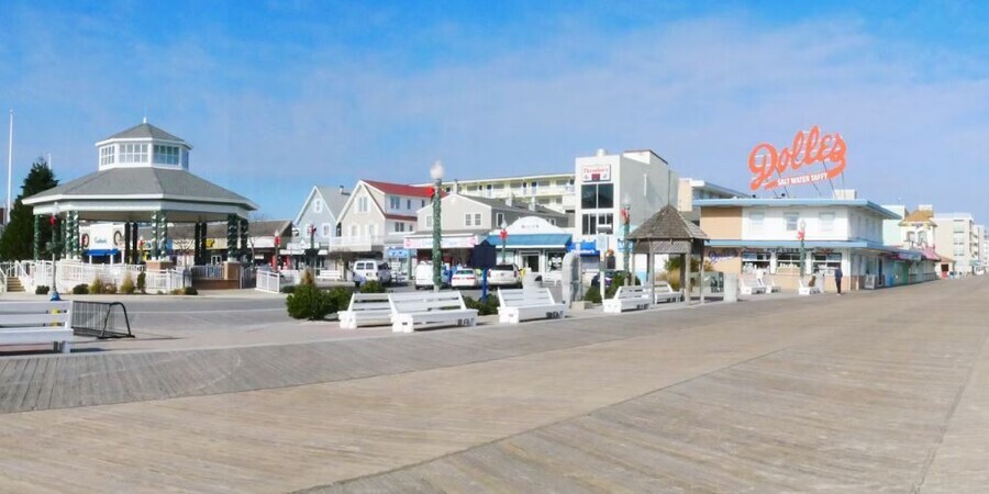 Where is The Longest Boardwalk in The State of Delaware?