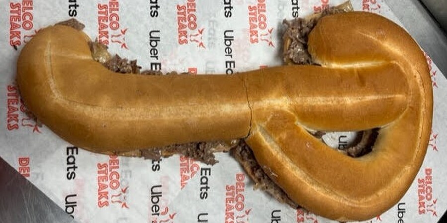 Delco Steaks Rolls Out Large-Size Phillies P-Shaped Rolls 