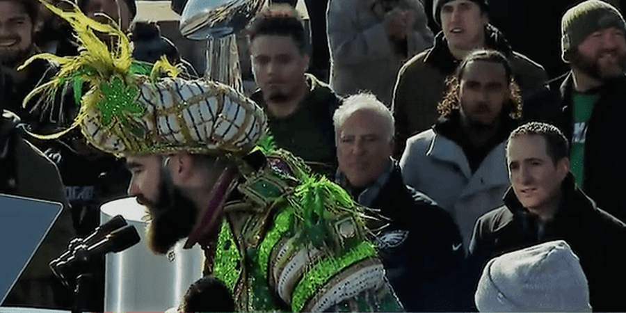 Eagles Parade: Jason Kelce Inspiring Speech