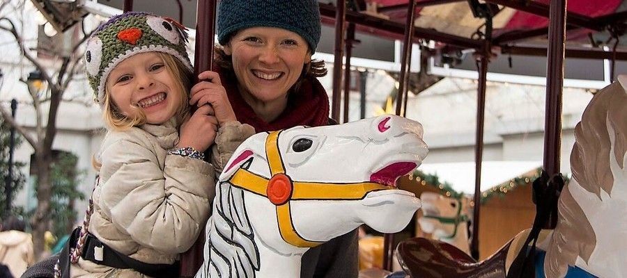Christmas Carousel Rides Returns to Dilworth Plaza
