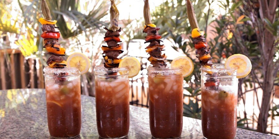 Philly Cheesesteak Bloody Mary Recipe