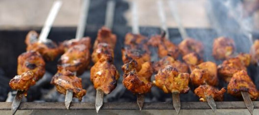 The Best Grilled Chicken Tikka Kebabs Recipe
