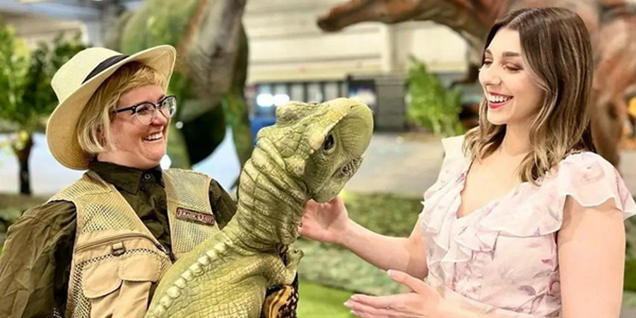 Dinosaurs Invade The Pennsylvania Convention Center