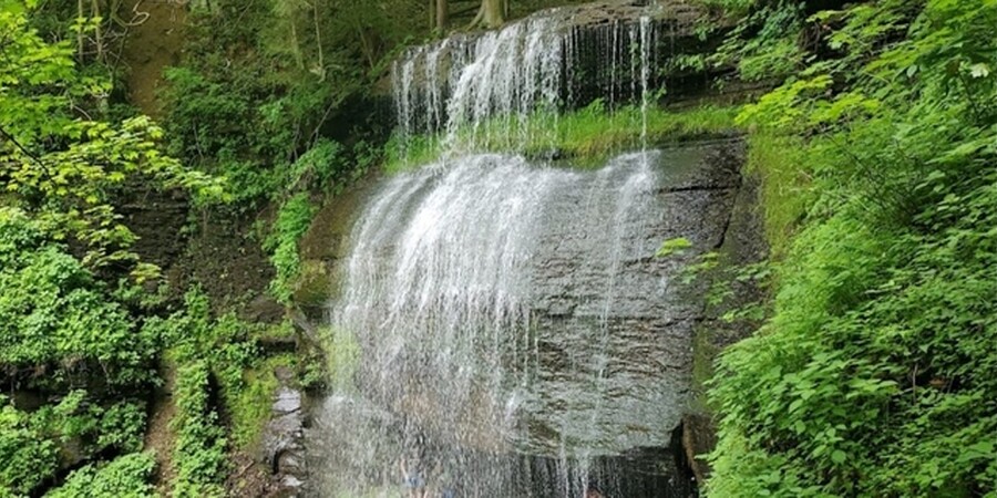 Exploring Buttermilk Falls in Indiana County PA