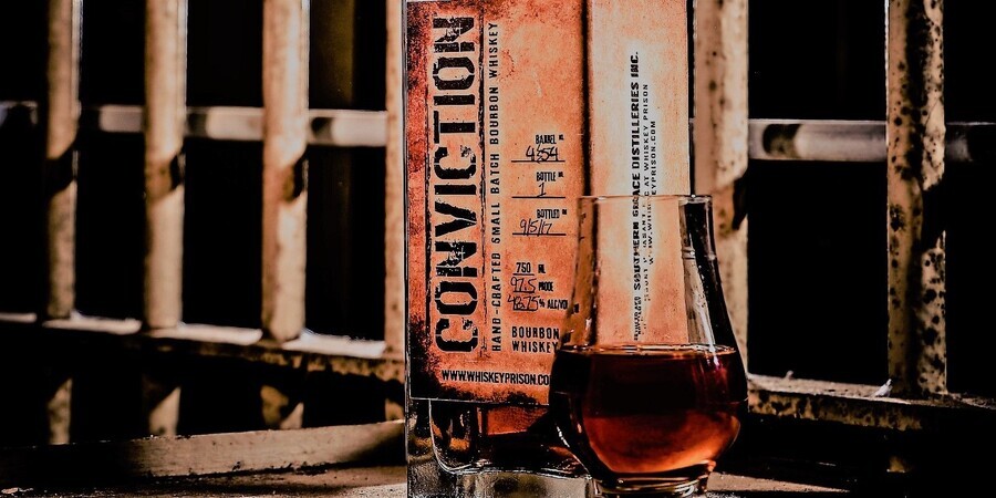 Conviction Small Batch Bourbon's Whiskey Prison