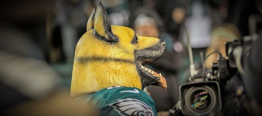 Eagles Fans Go Crazy Over Underdog K9 Masks