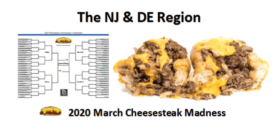 March Cheesesteak Madness NJ & DE Region Round 1