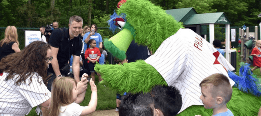 Phillies SPIN Discovery Yard Helps Children with Autism