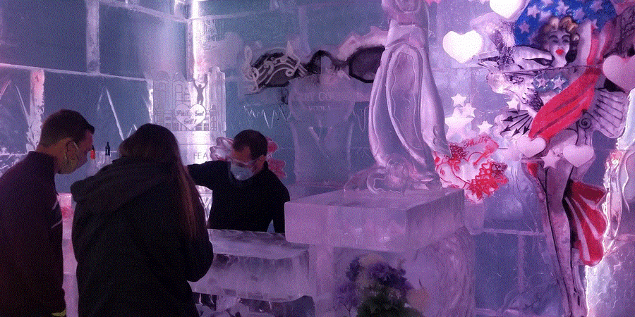 Philadelphia's Ice Bar at the Concourse Dance Club