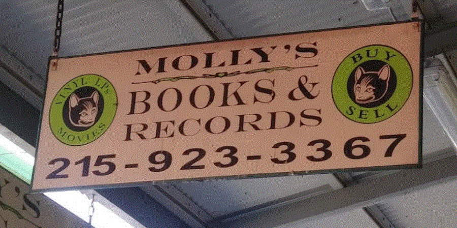 Molly's Books & Records in the Italian Market in Philadelphia