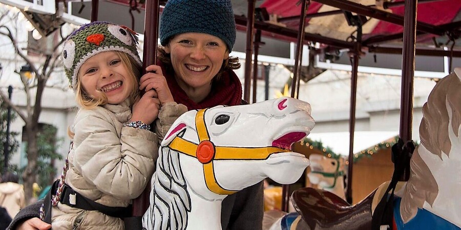 Christmas Carousel Rides Returns to Dilworth Plaza