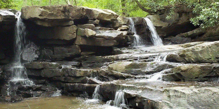 Exploring Jonathan Run Falls at Ohiopyle State Park