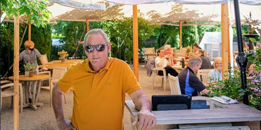 Outside Seating at the Pineville Tavern