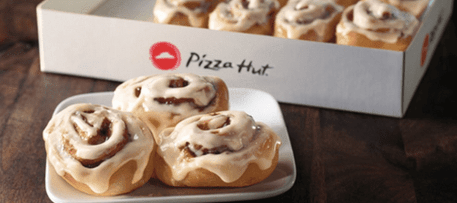 Pizza Hut to Offer Crafted by Cinnabon Mini Rolls 