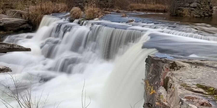 Visiting Tanners Falls in Wayne County