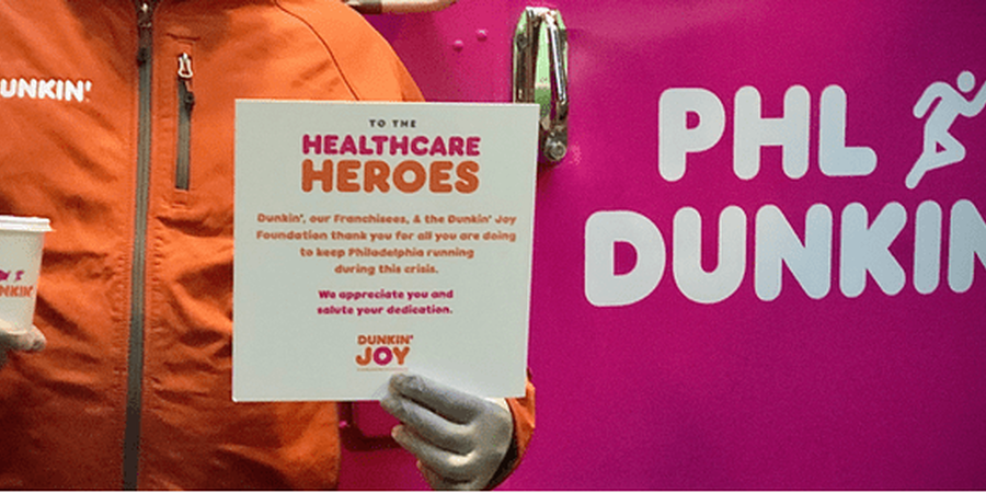 Dunkin’ Spreads the Love to Healthcare Heroes 