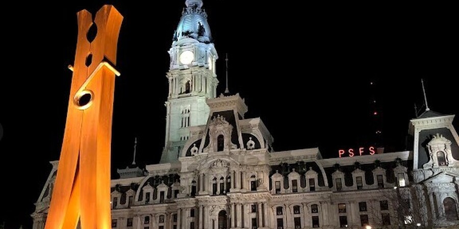 Worlds Largest Clothespin in Philadelphia